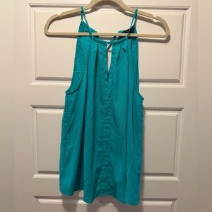 Banana Republic Teal Halter-Style Sleeveless Tank